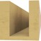 Ekena Millwork 4in. W x 4in. H x 32in. L Ridgewood Woodgrain TimberThane Rafter Tail, Primed Tan RFTUR04X04X32RIDRCPR - alternate 5